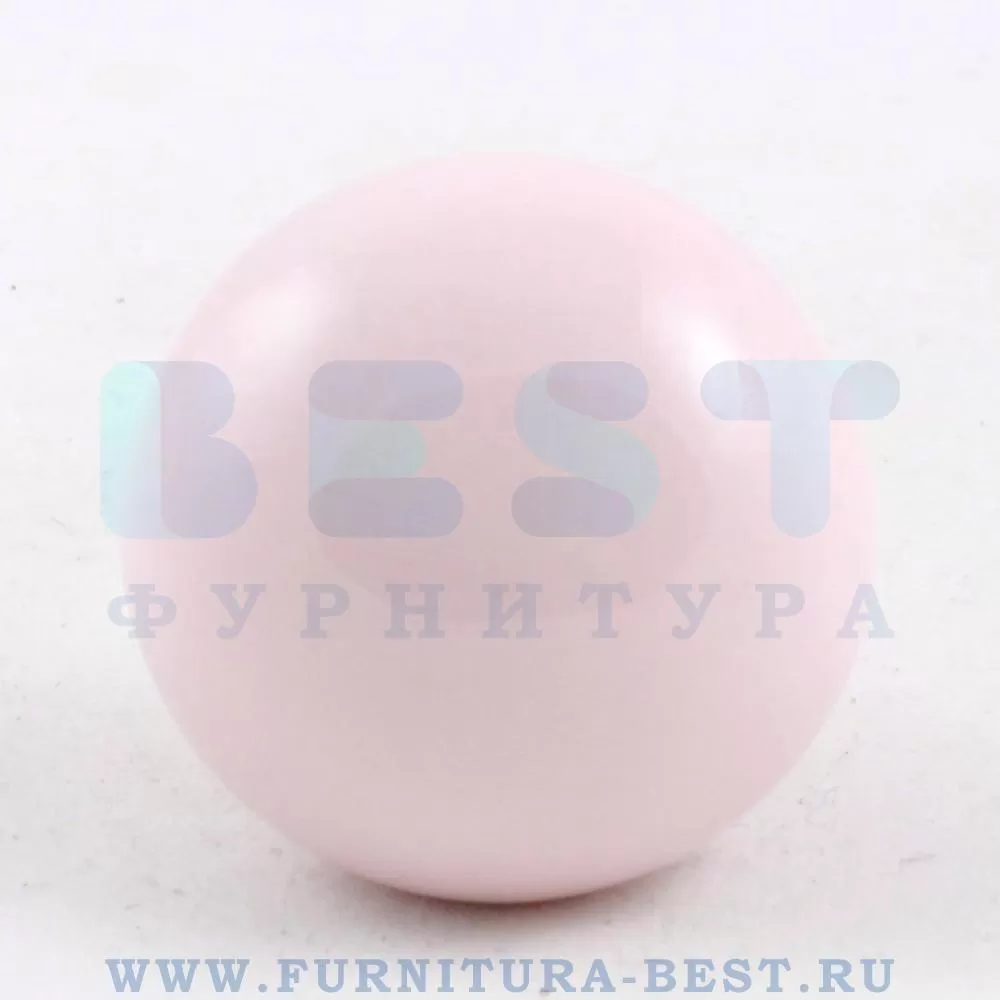 Ручка-кнопка, d=32/32*35 мм, материал цамак, цвет розовый/матовое золото, арт. 3005-61-PINK стоимость 510 руб.