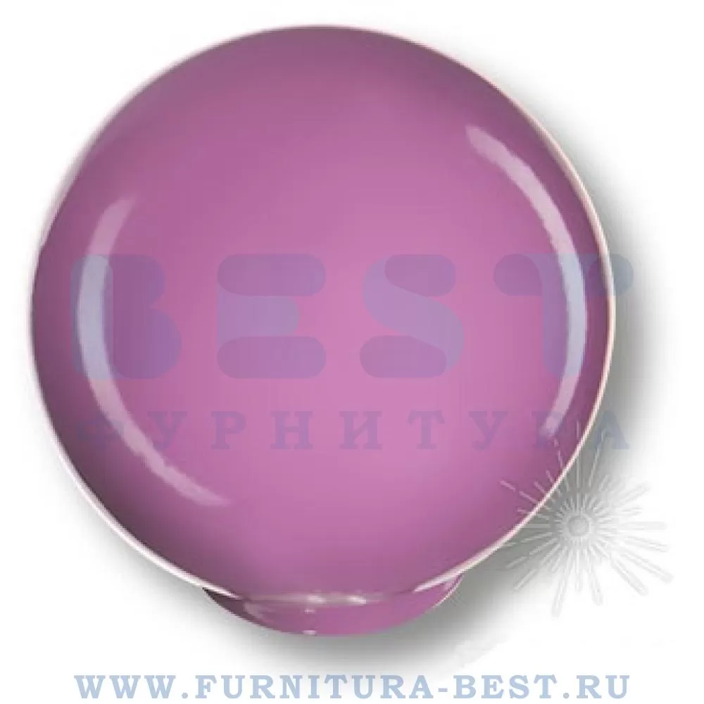 Ручка-кнопка, d=34*36 мм, материал пластик, цвет пластик (фиолетовый глянцевый), арт. 626MO2 стоимость 170 руб.