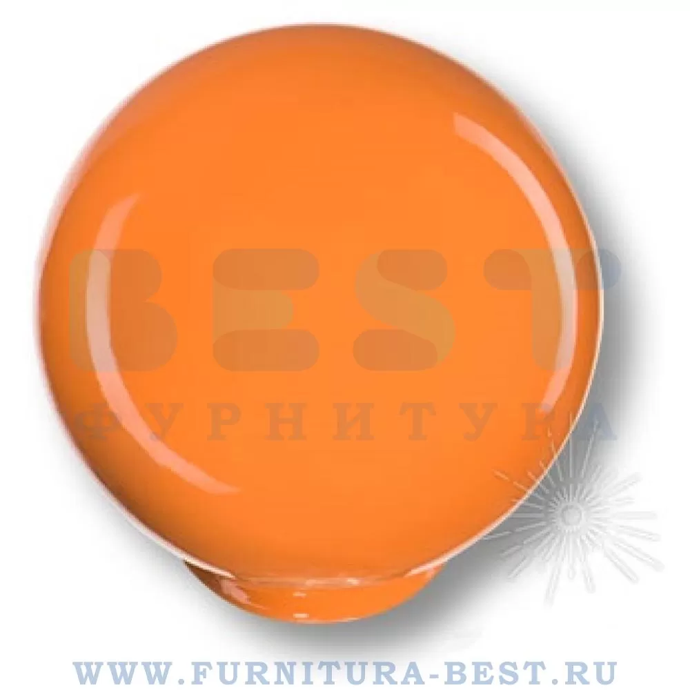 Ручка-кнопка, d=34*36 мм, материал пластик, цвет пластик (оранжевый глянцевый), арт. 626NA2 стоимость 185 руб.
