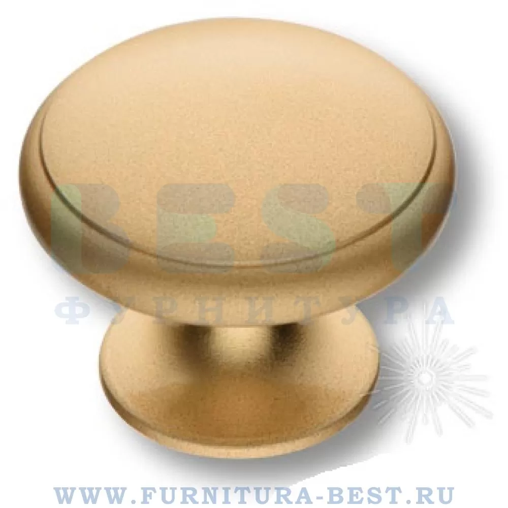Ручка-кнопка, d=35*25 мм, материал цамак, цвет матовое золото, арт. RANA-61 стоимость 940 руб.