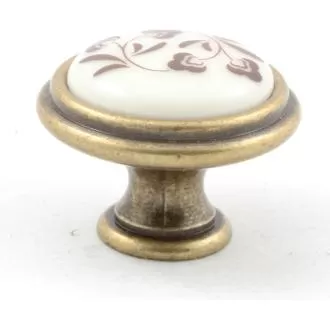 Ручка-кнопка P77Y01.H3MD1G Мебельные ручки керамика