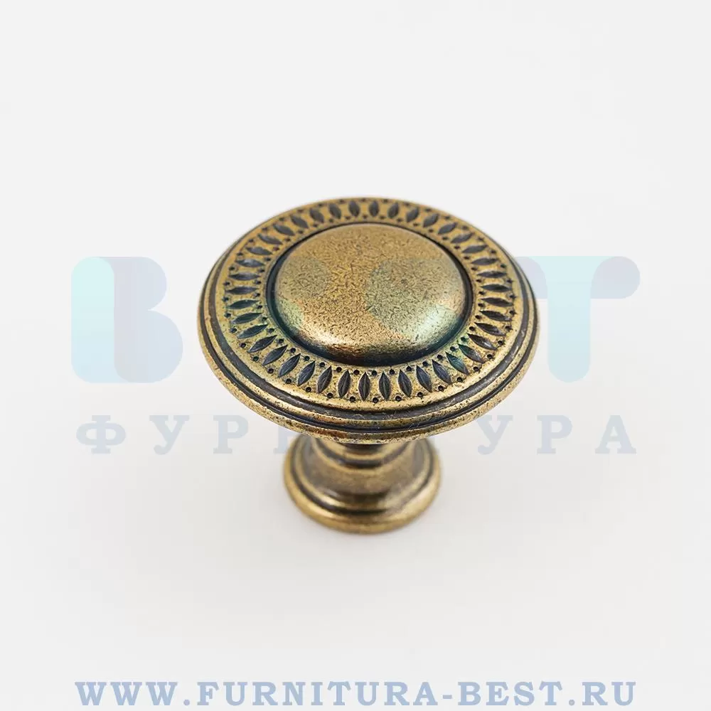 Ручка-кнопка, d=35*30 мм, материал цамак, цвет бронза, арт. RZ192Z.029BA стоимость 420 руб.