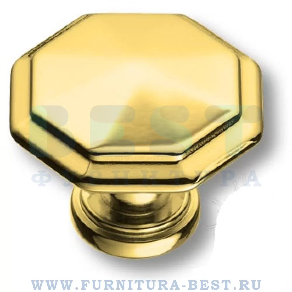 Ручка-кнопка, d=35x29 мм, материал цамак, цвет глянцевое золото, арт. 15.309.01.19 стоимость 615 руб.