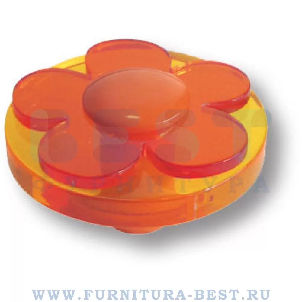 Ручка-кнопка, d=38*24 мм, материал сталь, цвет пластик (оранжевый), арт. 679NA стоимость 1 060 руб.
