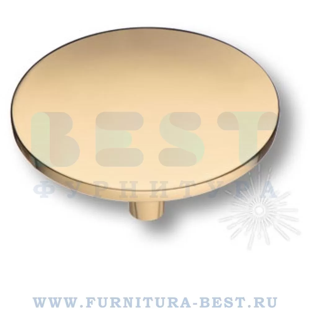 Ручка-кнопка, d=50*29 мм, материал цамак, цвет золото, арт. 4137 002MP11 стоимость 945 руб.
