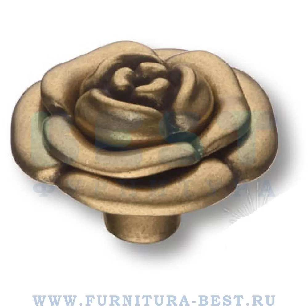 Ручка-кнопка, d=55 мм, материал цамак, цвет античная бронза, арт. 15.393.55.12 стоимость 1 150 руб.