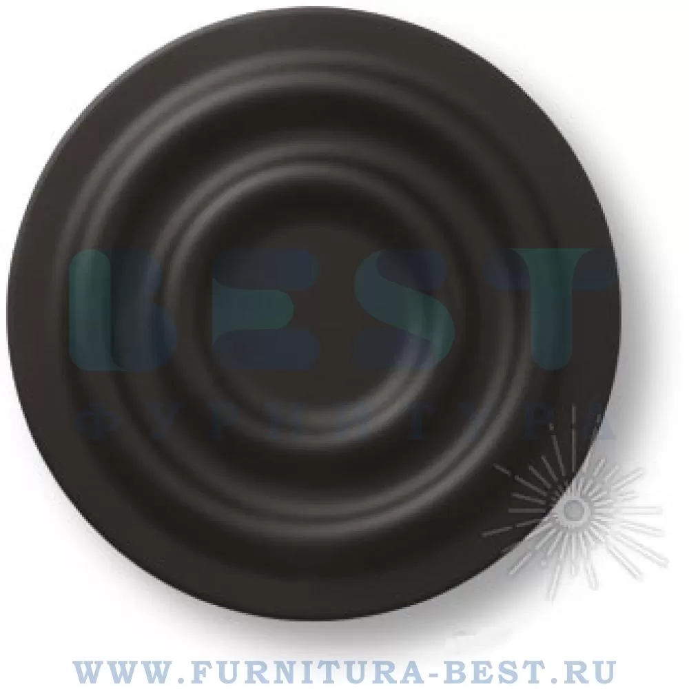 Ручка-кнопка, d=70*23 мм, материал пластик, цвет пластик (чёрный), арт. 440025ST04 стоимость 500 руб.