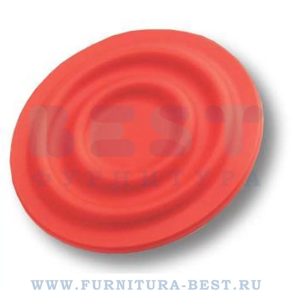 Ручка-кнопка, d=70x23 мм, материал пластик, цвет пластик (красный), арт. 440025ST09 стоимость 500 руб.