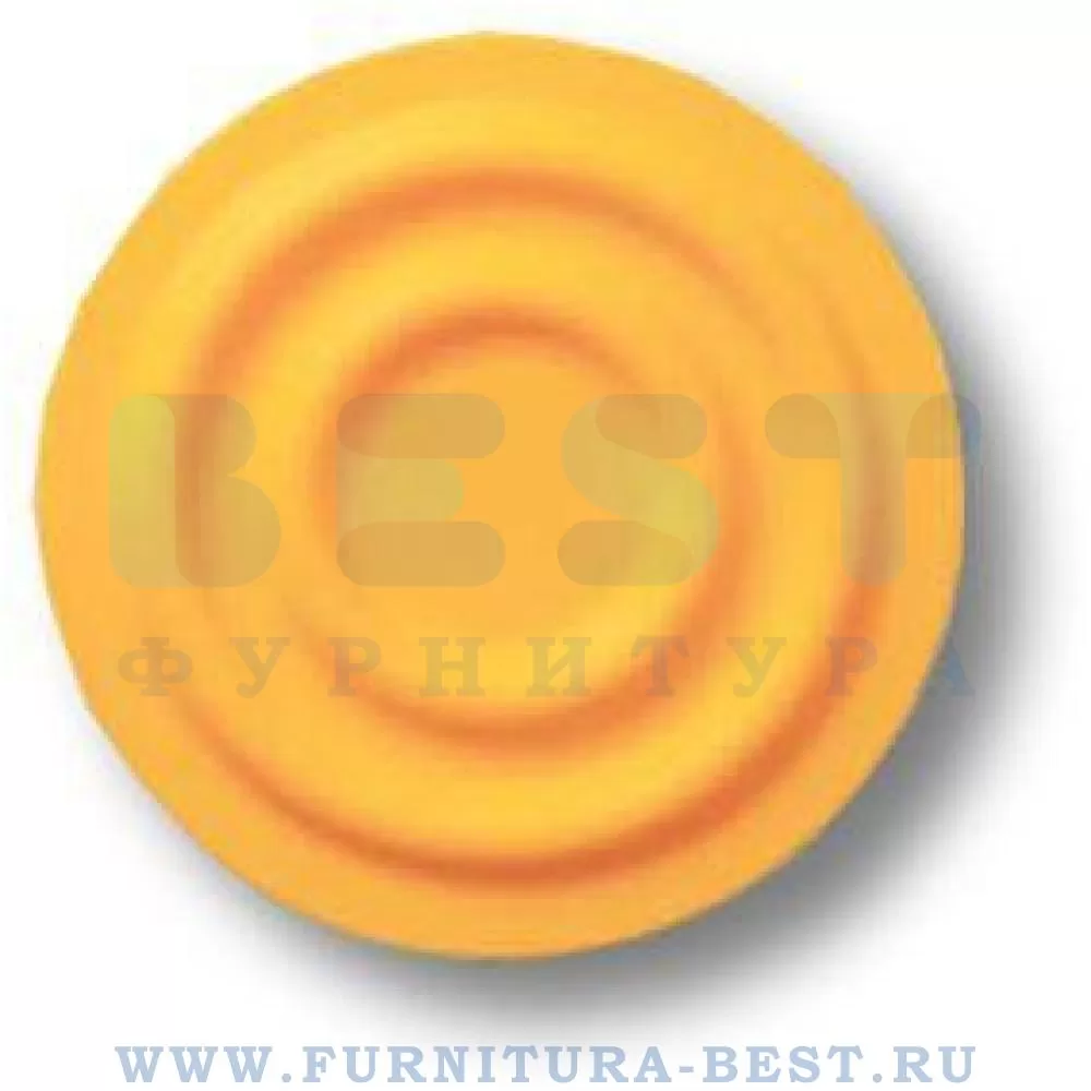 Ручка-кнопка, d=70x23 мм, материал пластик, цвет пластик (желтый), арт. 440025ST07 стоимость 500 руб.