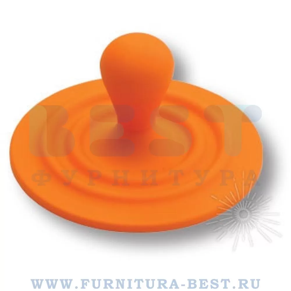 Ручка-кнопка, d=70*32 мм, материал пластик, цвет пластик (оранжевый), арт. 446025ST08 стоимость 535 руб.