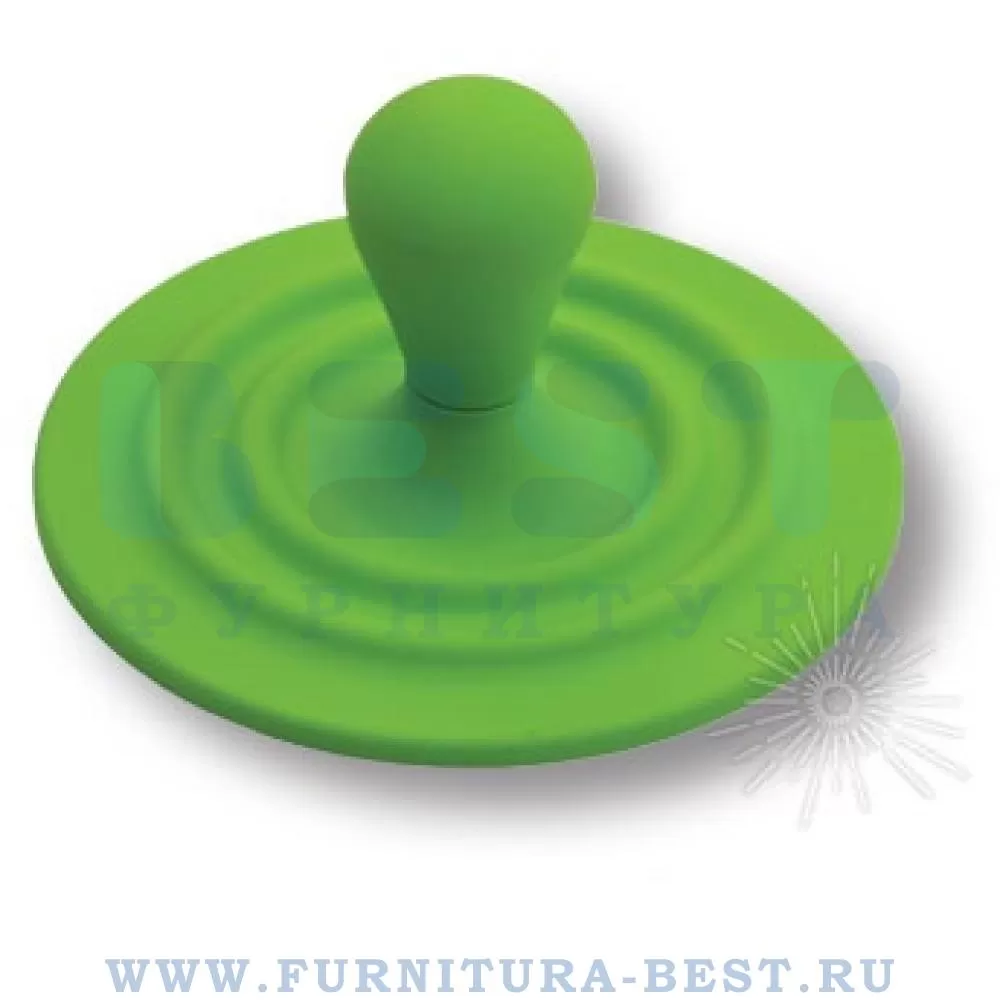 Ручка-кнопка, d=70*32 мм, материал пластик, цвет пластик (зеленый), арт. 446025ST06 стоимость 535 руб.