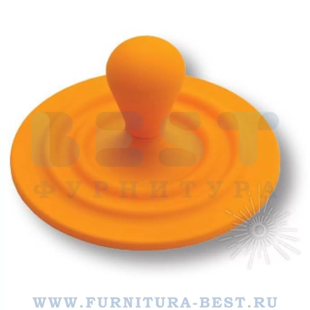 Ручка-кнопка, d=70*32 мм, материал пластик, цвет пластик (желтый), арт. 446025ST07 стоимость 530 руб.