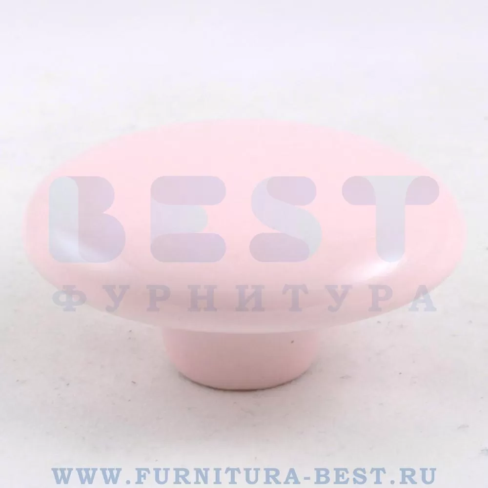 Ручка-кнопка, материал керамика, цвет розовый, арт. Y PINK стоимость 815 руб.
