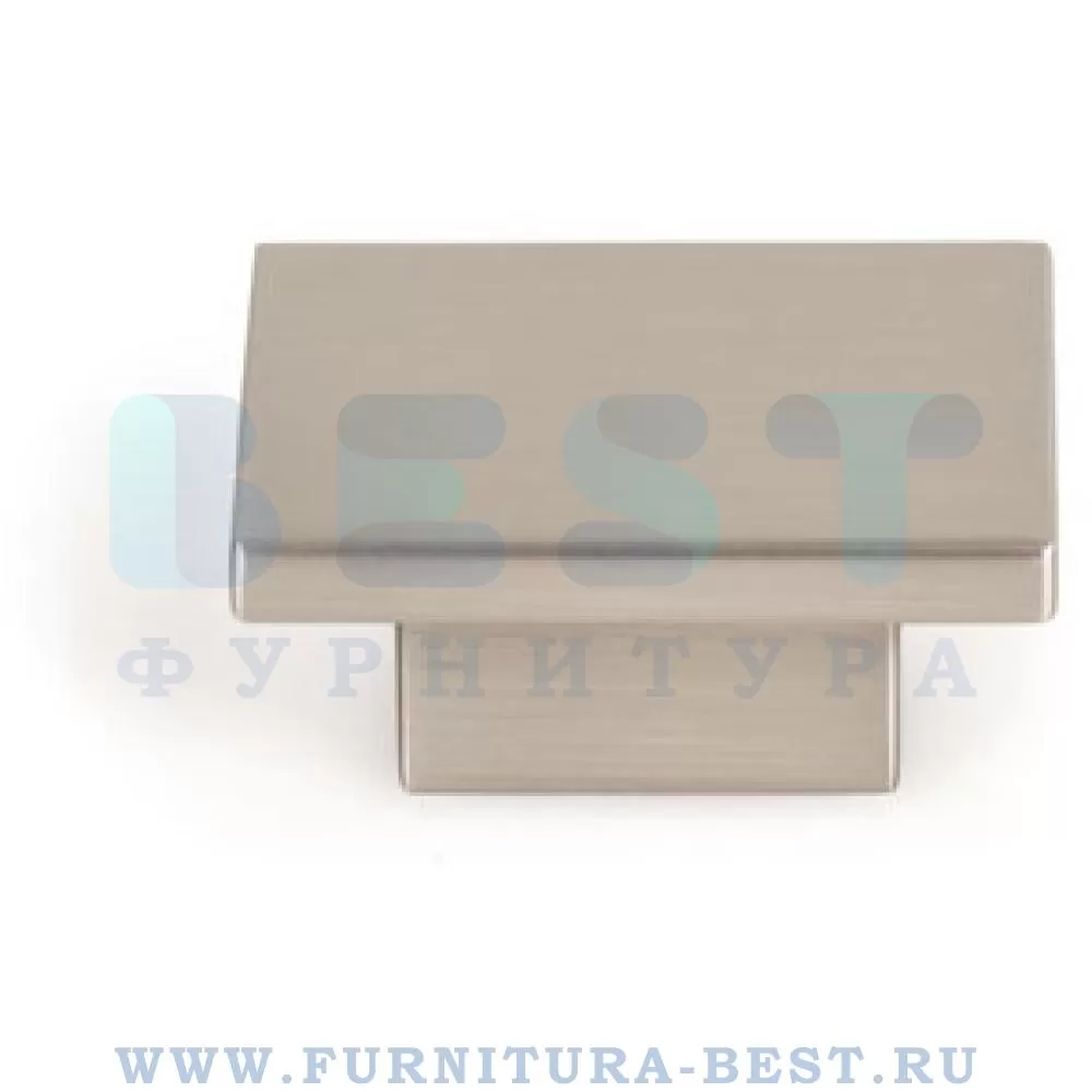Ручка-кнопка SQUARE, 44*35*20 мм, материал металл, цвет брашированный никель, арт. 0065016Z23 стоимость 720 руб.