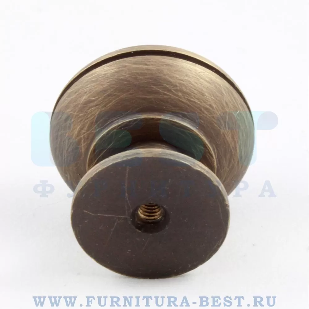 Ручка-кнопка Victorian, d=30*33 мм, материал латунь, цвет бронза матовая, арт. 806 MAB 30 стоимость 1 800 руб.
