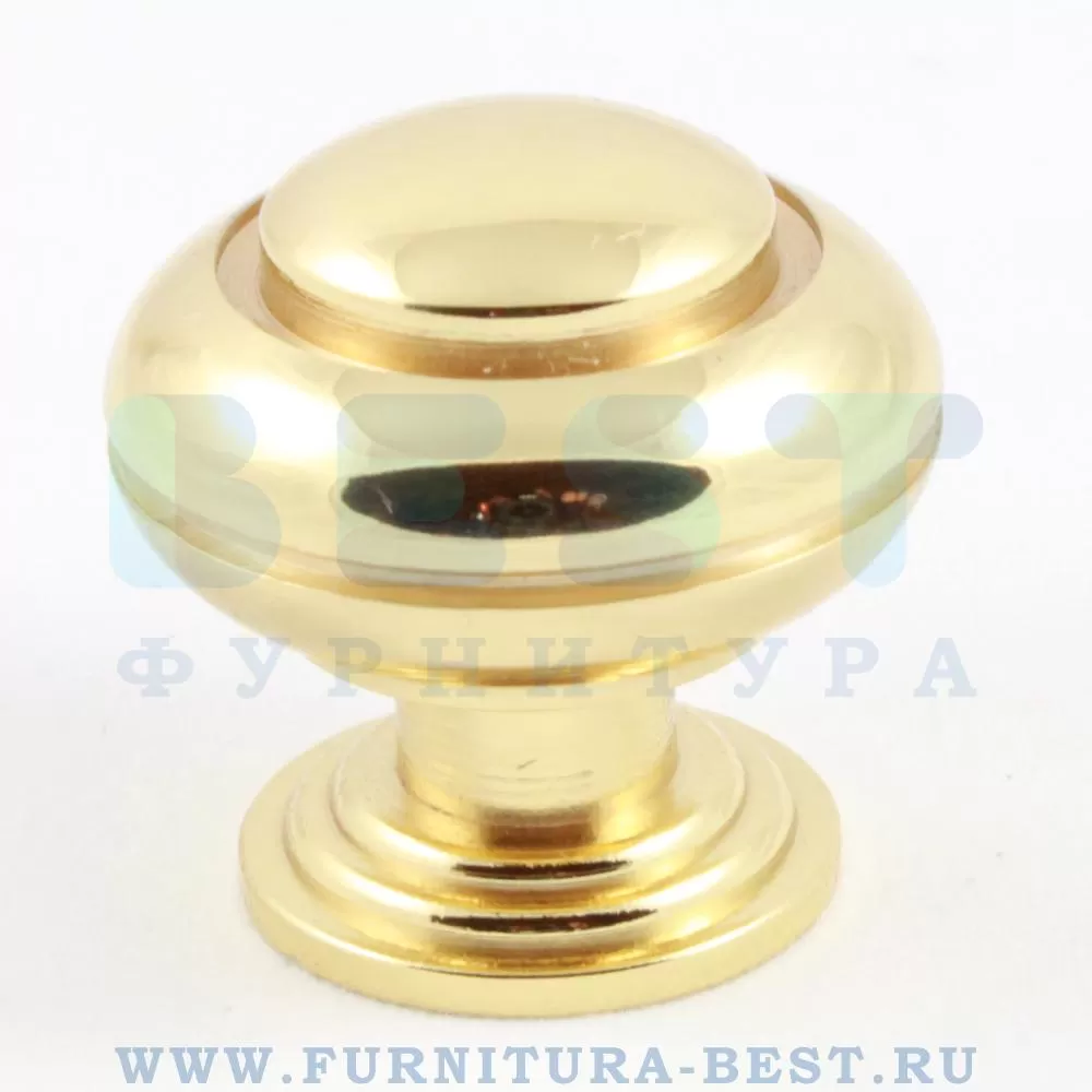 Ручка-кнопка Victorian, d=30*33 мм, материал латунь, цвет золото, арт. 806 PB 30 стоимость 1 650 руб.