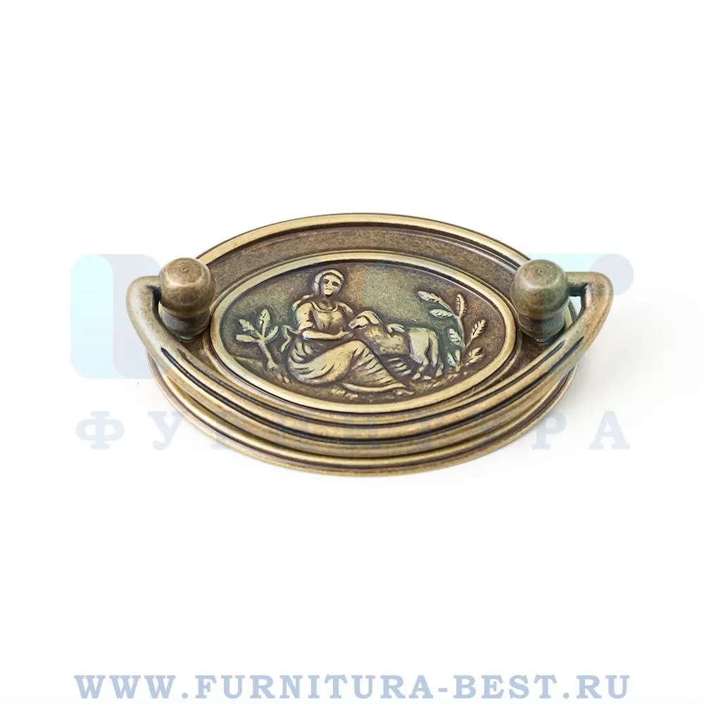Ручка-кольцо 52 мм, цвет бронза, арт. 06216.05200.09 стоимость 530 руб.