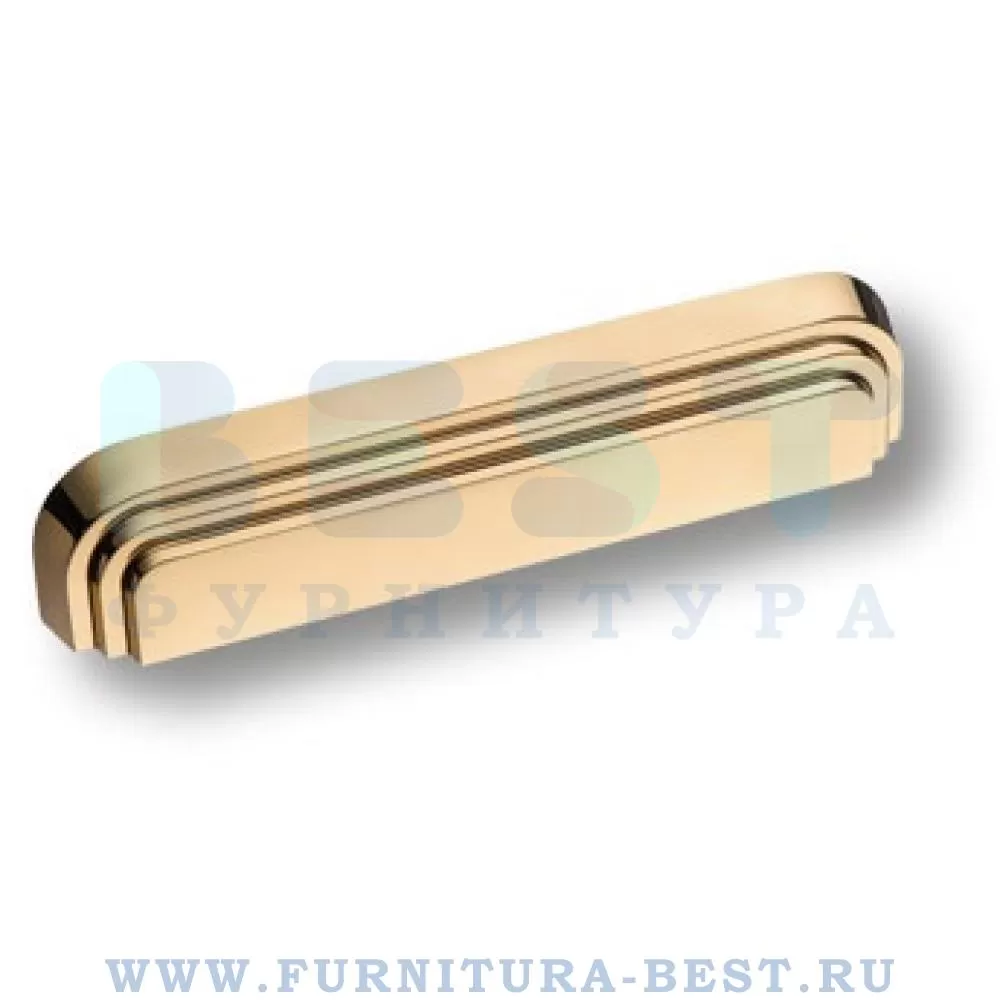 Ручка-раковина 160 мм, материал цамак, цвет глянцевое золото, арт. 1180 160MP11 стоимость 1 580 руб.