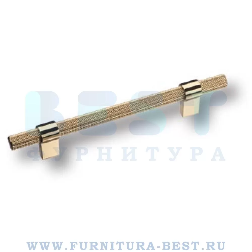 Ручка-скоба 128 мм, материал алюминий, цвет золото, арт. 8774 0128 GL-GL стоимость 1 620 руб.