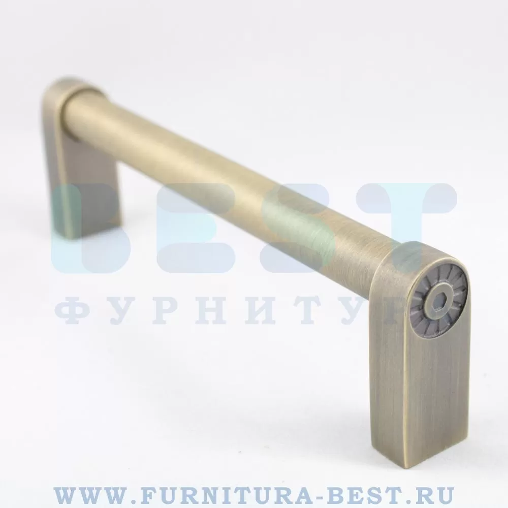 Ручка-скоба 128 мм, материал латунь, цвет бронза, арт. COSMO-01-910-14-128 стоимость 1 100 руб.