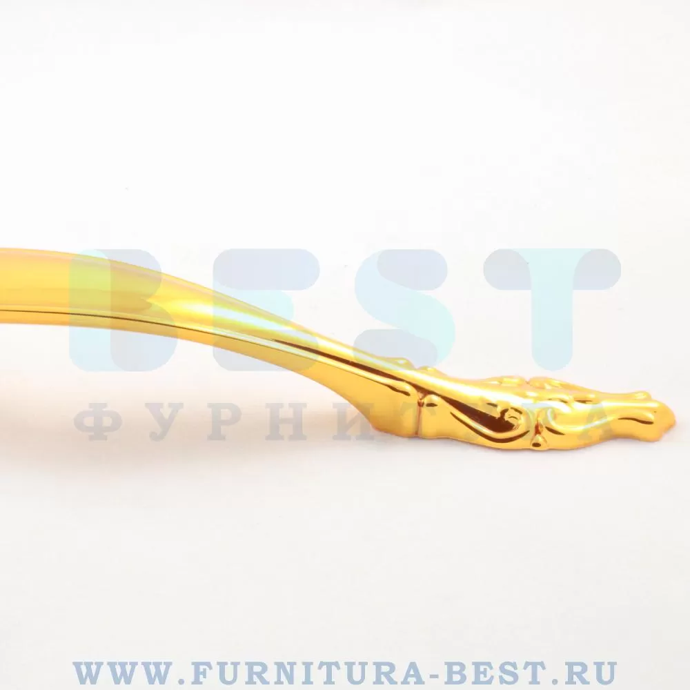 Ручка-скоба 128 мм, материал цамак, цвет глянцевое золото, арт. 353128MP11 стоимость 1 080 руб.