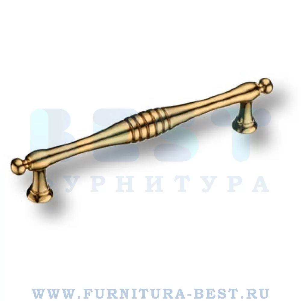 Ручка-скоба 128 мм, материал цамак, цвет глянцевое золото, арт. DELTA-69-128 стоимость 1 200 руб.