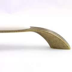 Ручка-скоба UP17-128-GAB-MLK-0 Bello Мебельные ручки керамика