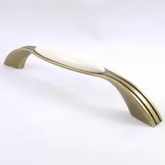 Ручка-скоба UP17-128-GAB-MLK-0 Bello Мебельные ручки керамика
