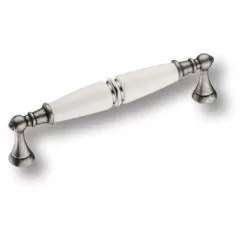 Ручка-скоба 2119-80-128-000-SILVER LINE Мебельные ручки керамика