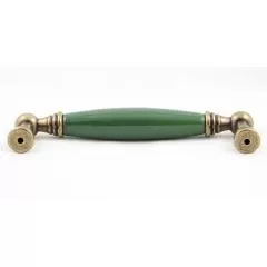 Ручка-скоба 1160-40-128-GREEN Мебельные ручки керамика