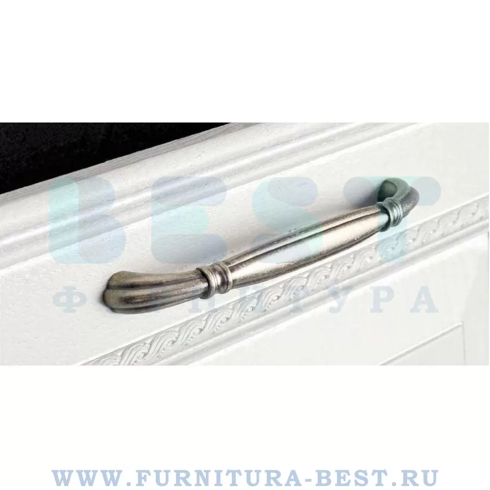 Ручка-скоба 128 мм, цвет серебро, арт. RQ197Z.128SA стоимость 270 руб.