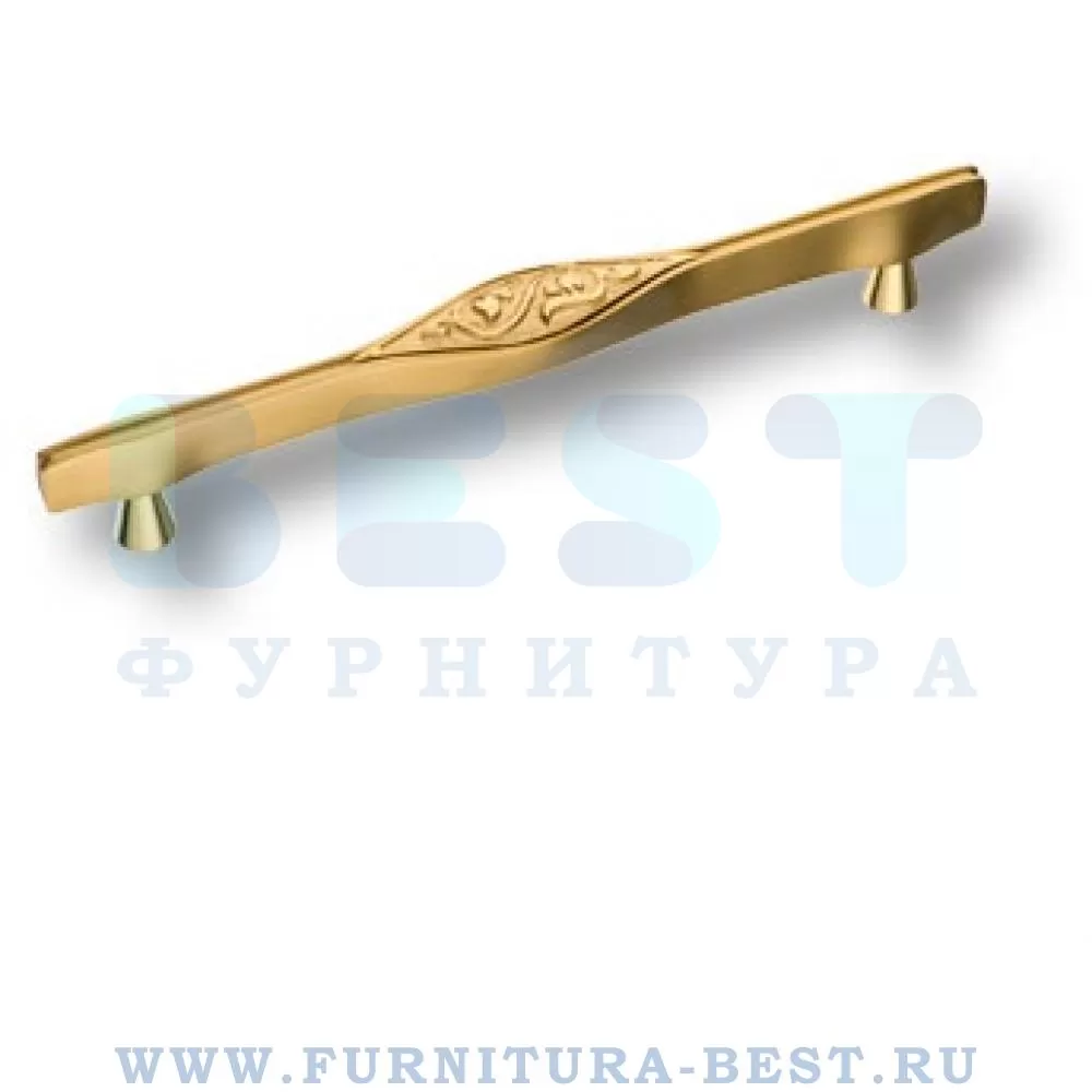 Ручка-скоба 160 мм, материал латунь, цвет французское золото, арт. 25104-037-160 стоимость 4 515 руб.