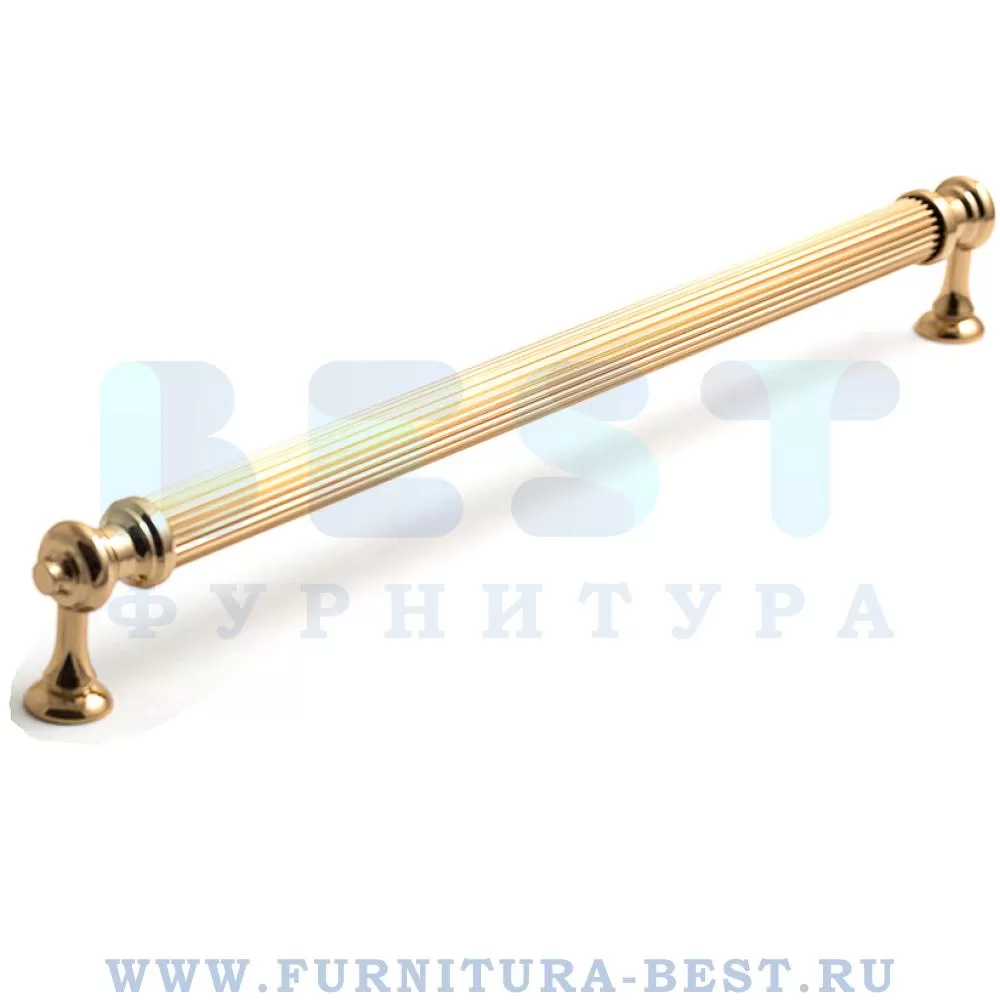 Ручка-скоба 160 мм, материал латунь, цвет глянцевое золото, арт. 2512-003-160 стоимость 2 750 руб.