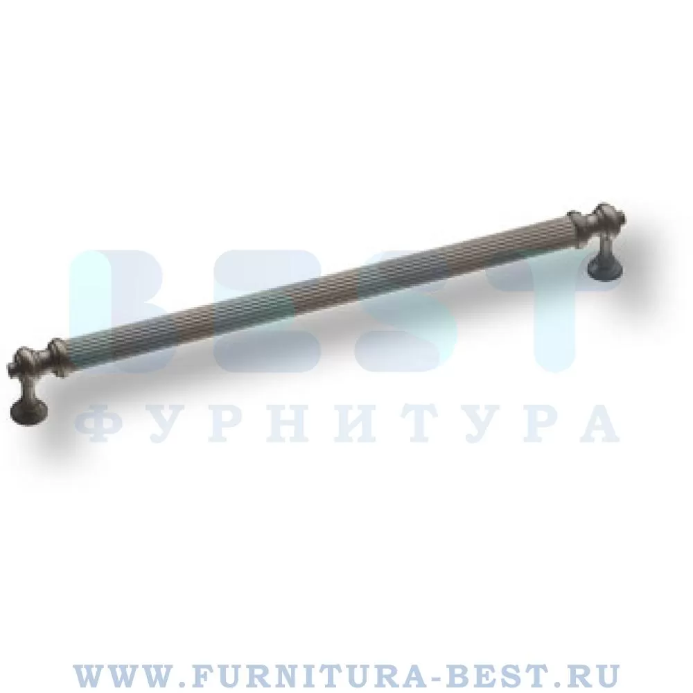 Ручка-скоба 160 мм, материал латунь, цвет старое серебро, арт. 2512-015-160 стоимость 3 265 руб.