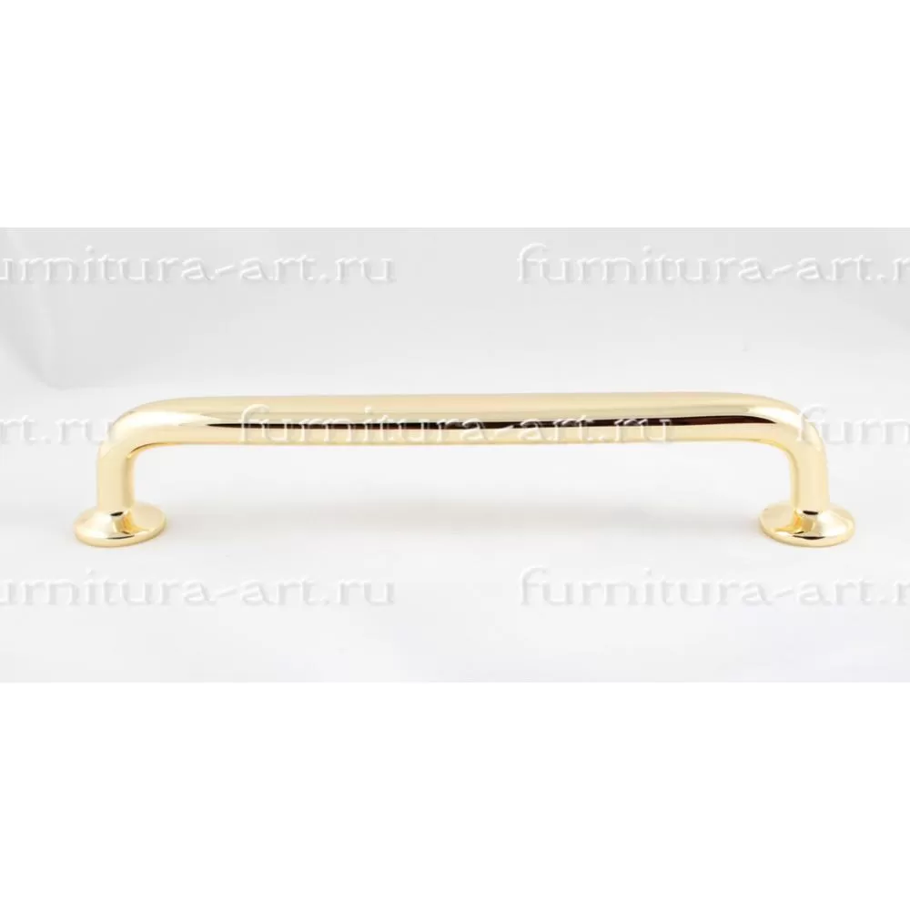 Ручка-скоба 160 мм, материал латунь, цвет золото, арт. RING-900-09-160 стоимость 990 руб.