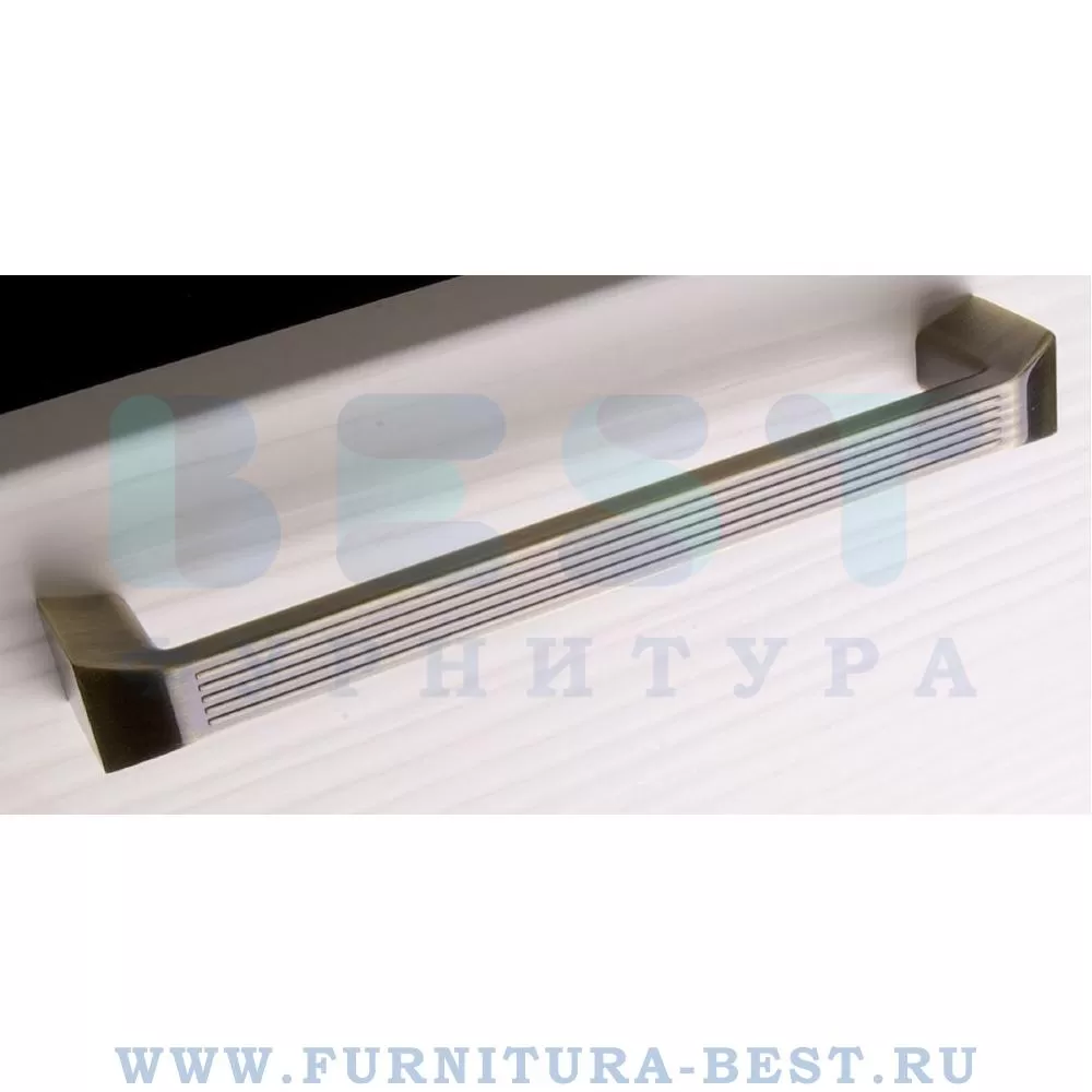 Ручка-скоба 160 мм, материал металл, цвет бронза, арт. R129Z.160BPAG стоимость 1 005 руб.