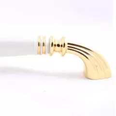 Ручка-скоба 1907-60-160-GOLD Мебельные ручки керамика