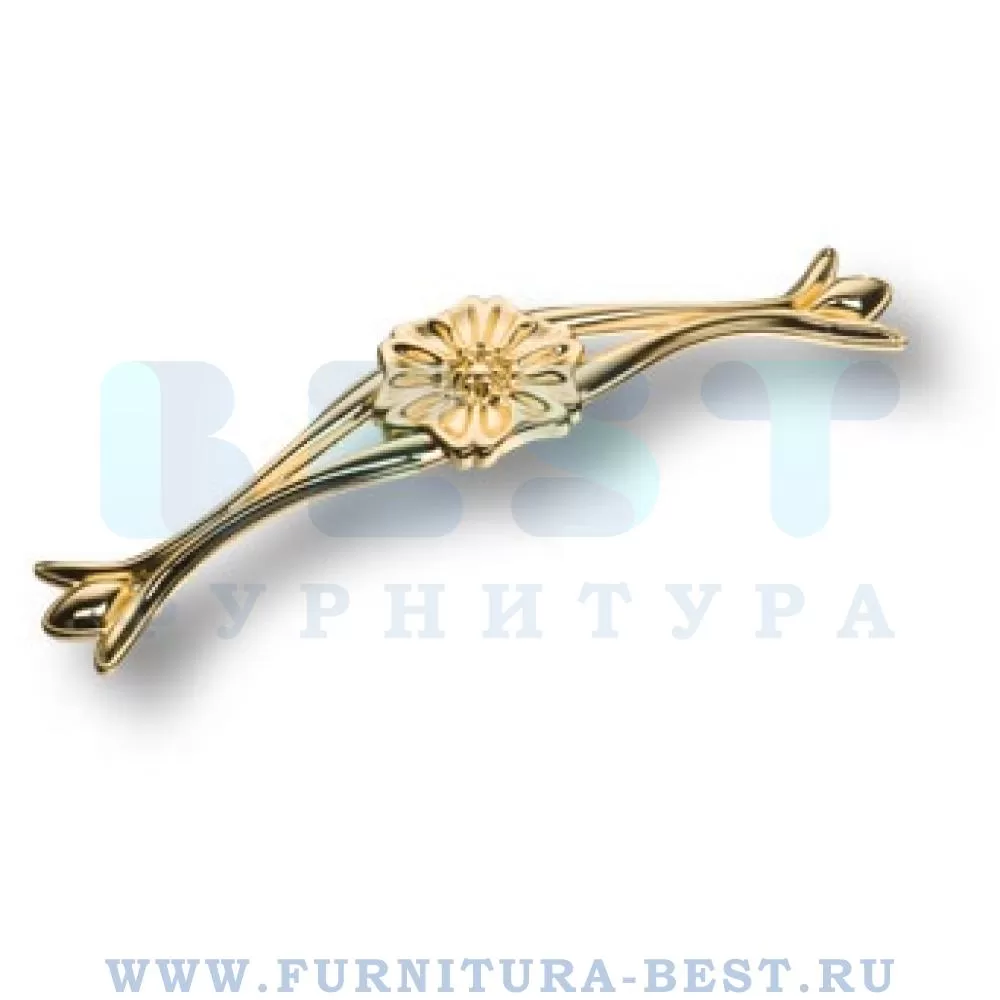 Ручка-скоба 160 мм, материал цамак, цвет глянцевое золото, арт. 278-160-GOLD стоимость 1 040 руб.