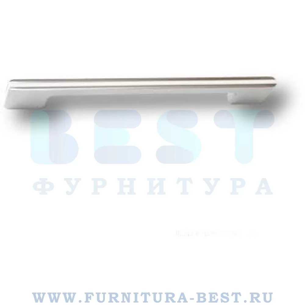 Ручка-скоба 160 мм, материал цамак, цвет глянцевый хром с белой вставкой, арт. 182160MP02PL06 стоимость 1 095 руб.
