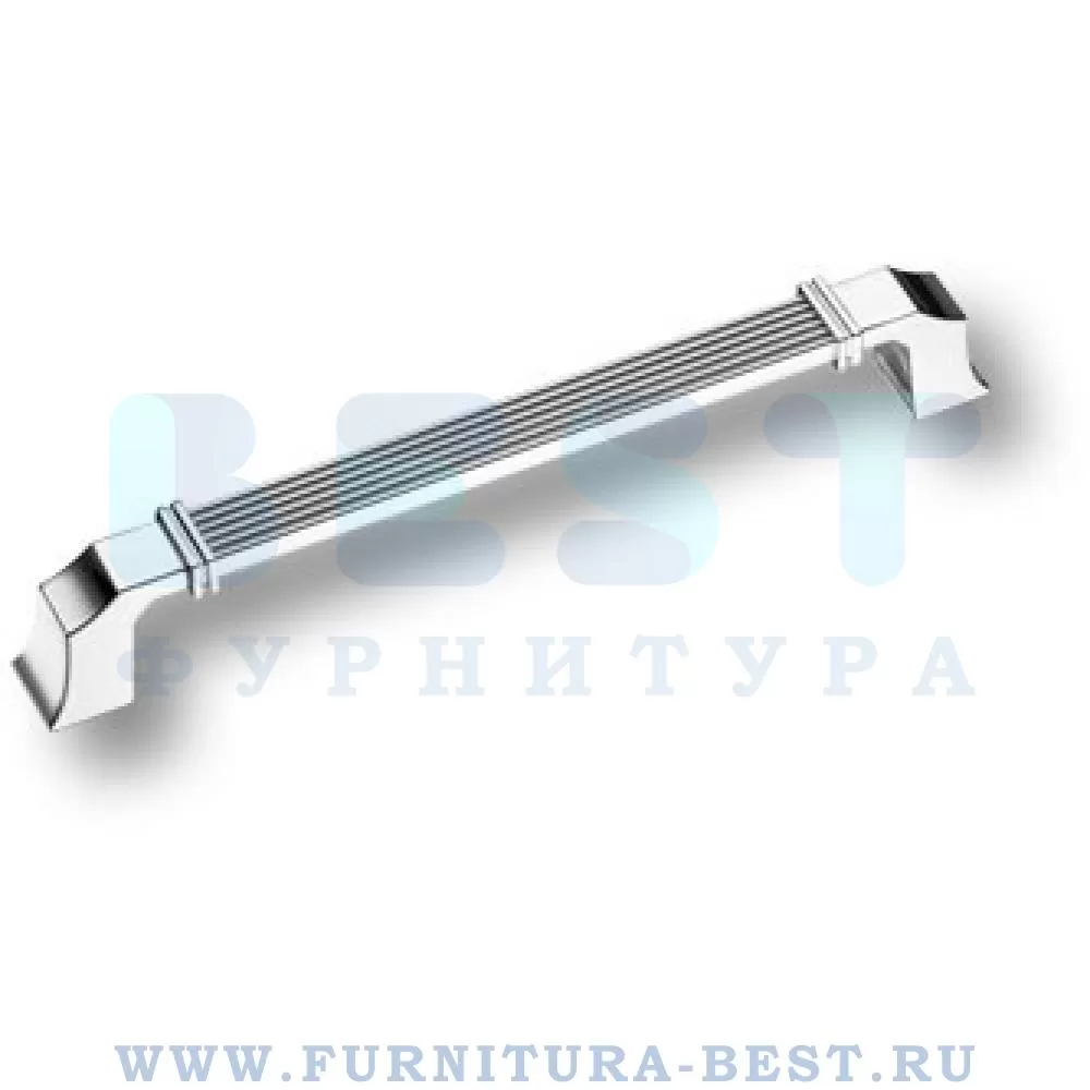 Ручка-скоба 160 мм, материал цамак, цвет хром глянец, арт. 546-160-CHROME стоимость 785 руб.