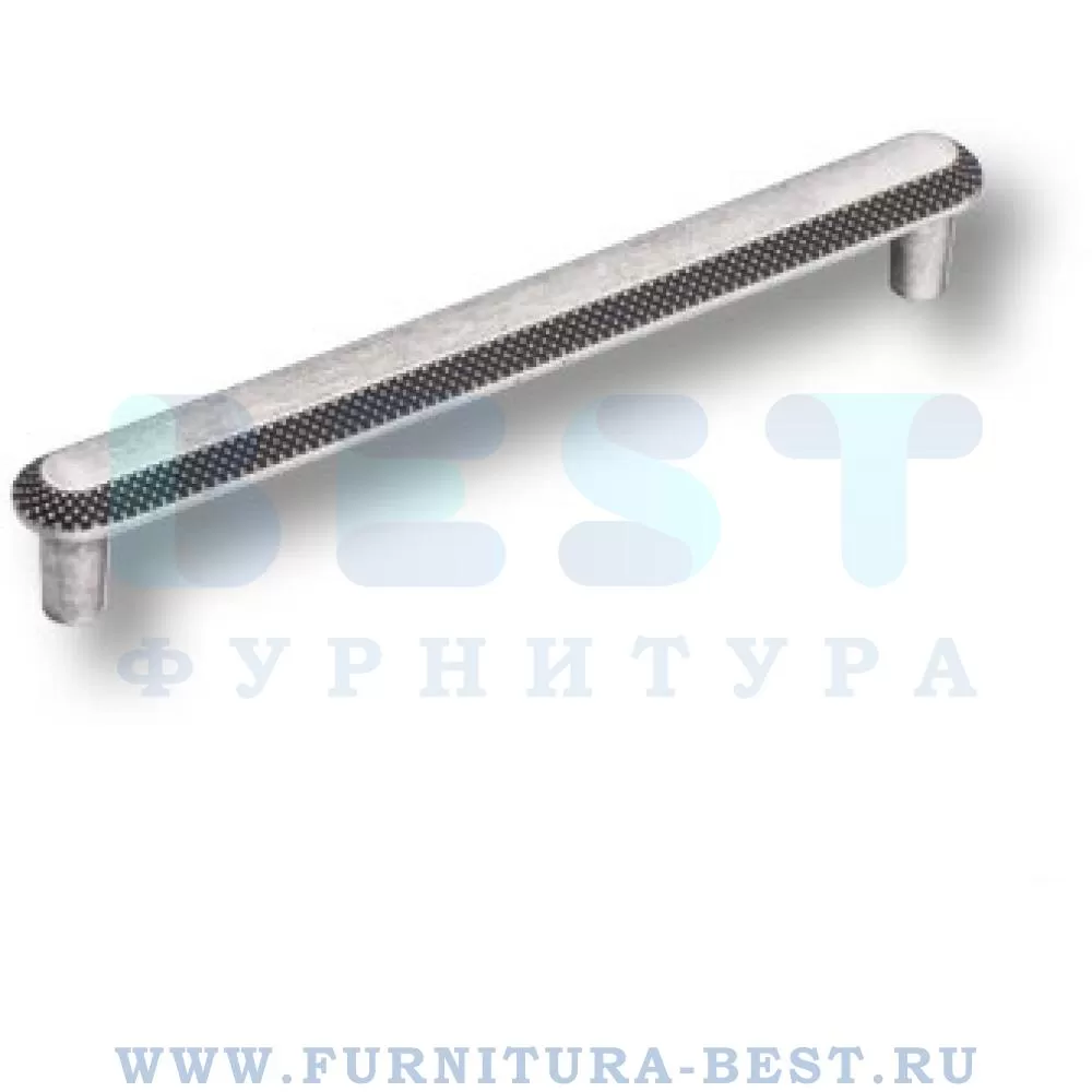 Ручка-скоба 160 мм, материал цамак, цвет старое серебро, арт. 1102 160MP14 стоимость 1 560 руб.
