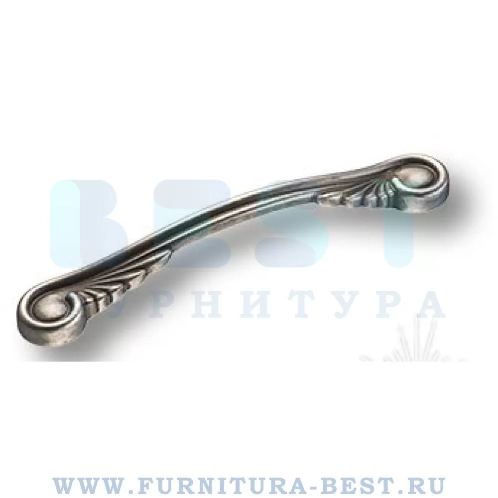 Ручка-скоба 160 мм, материал цамак, цвет старое серебро, арт. 333160MP14 стоимость 1 305 руб.