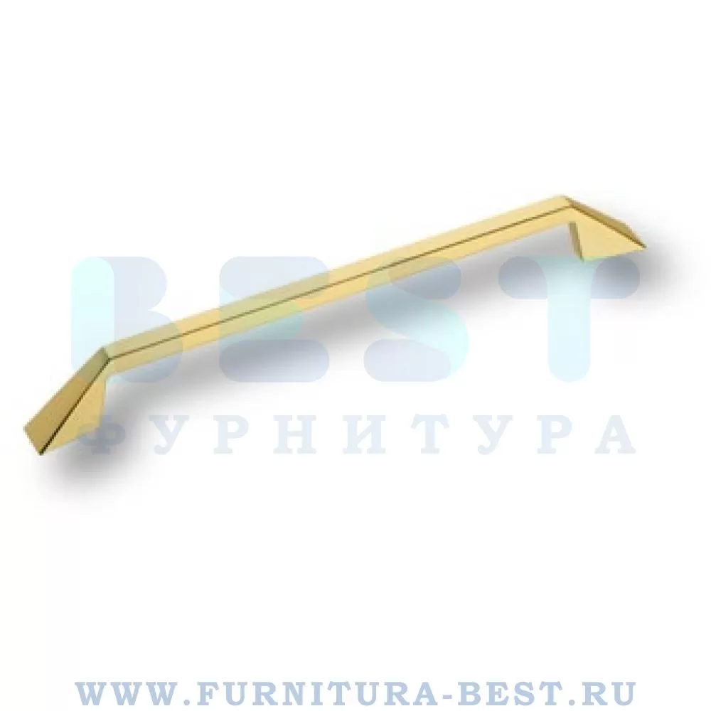 Ручка-скоба 192 мм, материал цамак, цвет золото шлифованное, арт. 6842-020 стоимость 1 105 руб.