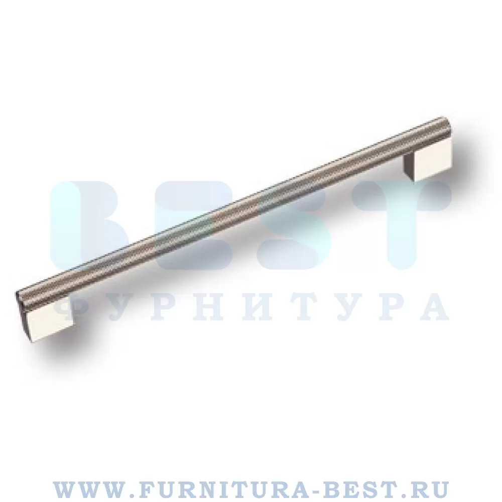 Ручка-скоба 224 мм, материал алюминий, цвет никель, арт. 8783 0224 PN-PN стоимость 1 835 руб.