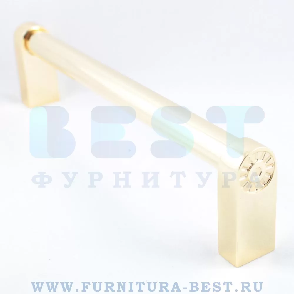 Ручка-скоба 224 мм, материал латунь, цвет золото, арт. COSMO-01-910-09-224 стоимость 1 430 руб.