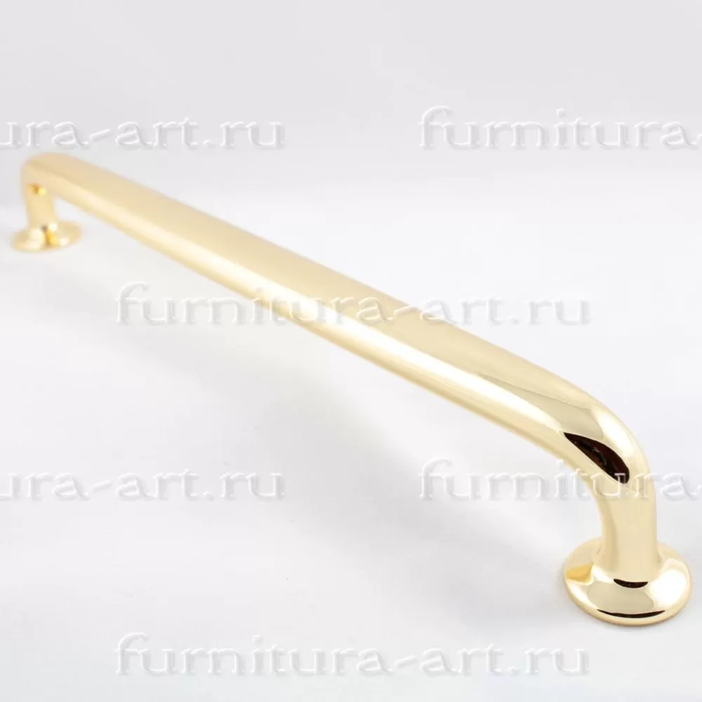 Ручка-скоба 224 мм, материал латунь, цвет золото, арт. RING-900-09-224 стоимость 1 330 руб.