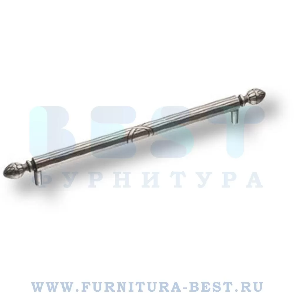 Ручка-скоба 224 мм, материал цамак, цвет античное серебро, арт. BU 005.224.16 стоимость 1 785 руб.