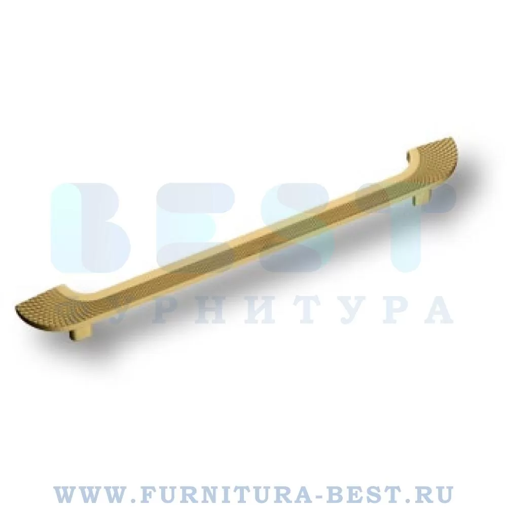 Ручка-скоба 224 мм, материал цамак, цвет матовое золото, арт. 1200 224PC35 стоимость 1 590 руб.