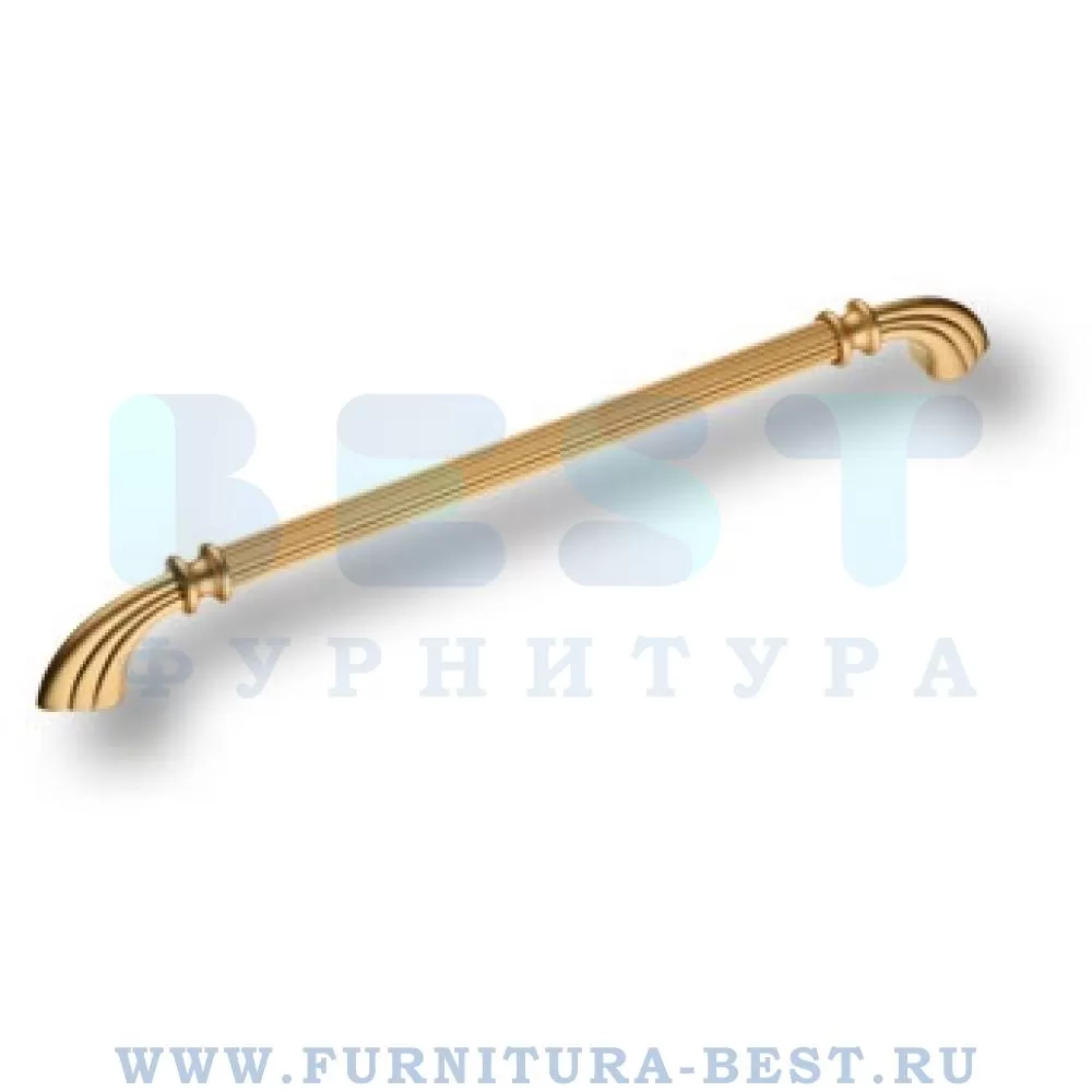 Ручка-скоба 256 мм, материал цамак, цвет матовое золото, арт. 1890-61-256-053 стоимость 1 415 руб.