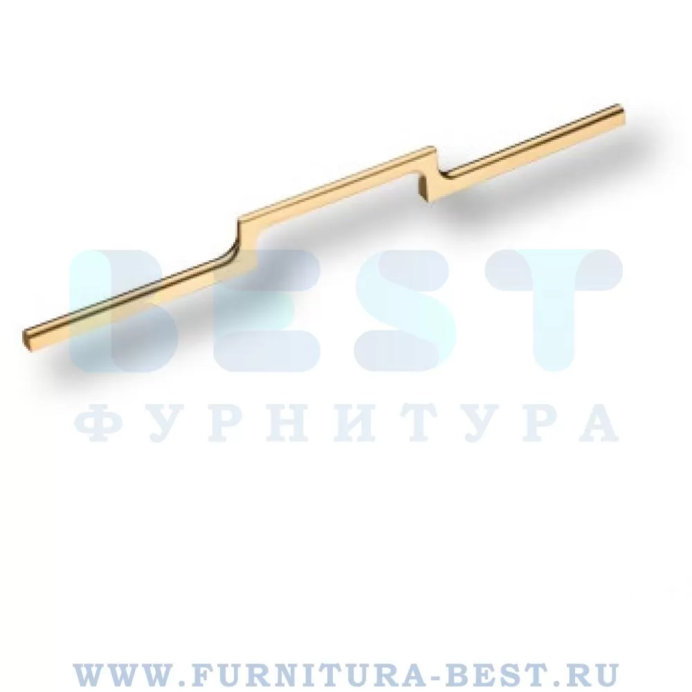 Ручка-скоба 320 мм, материал цамак, цвет глянцевое золото, арт. 1112 320MP11 стоимость 1 840 руб.